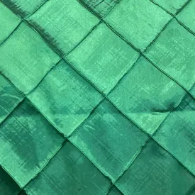 4" Pintuck Taffeta Wholesale Fabric in Hunter Green