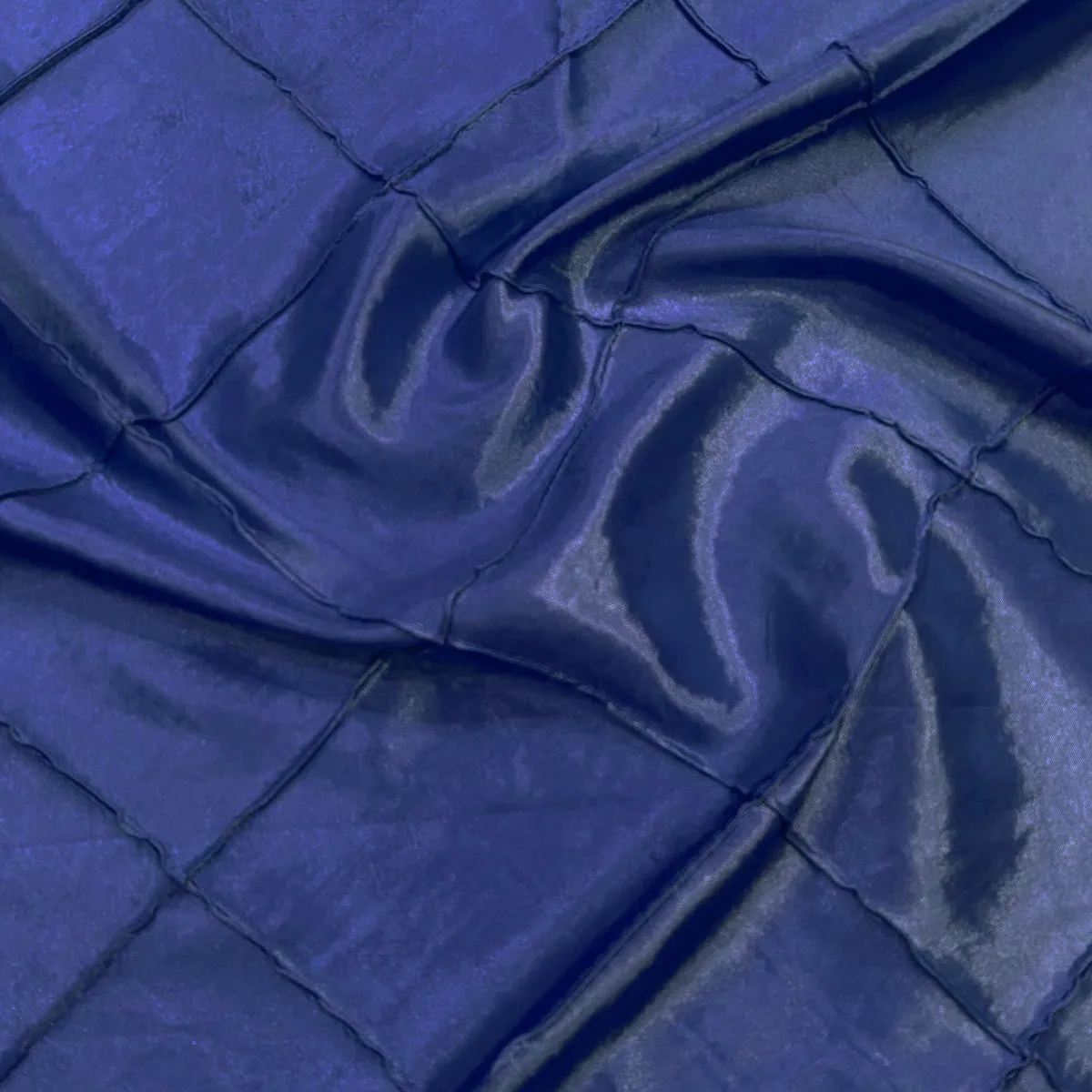 4" Pintuck Taffeta Wholesale Fabric in Navy