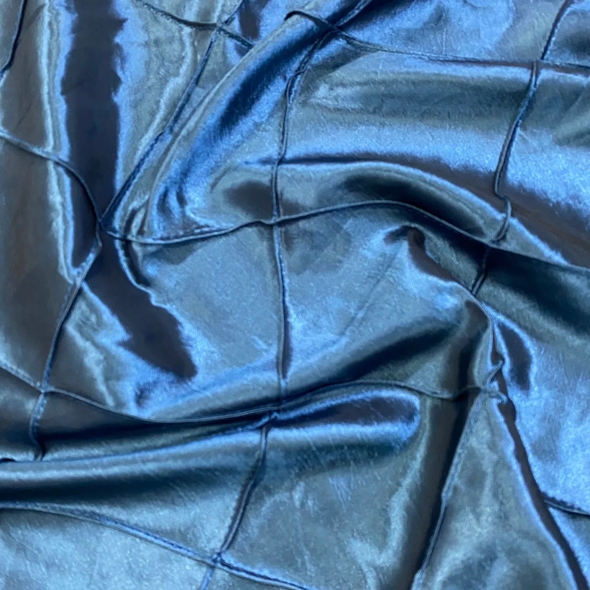 4" Pintuck Taffeta Wholesale Fabric in Peacock