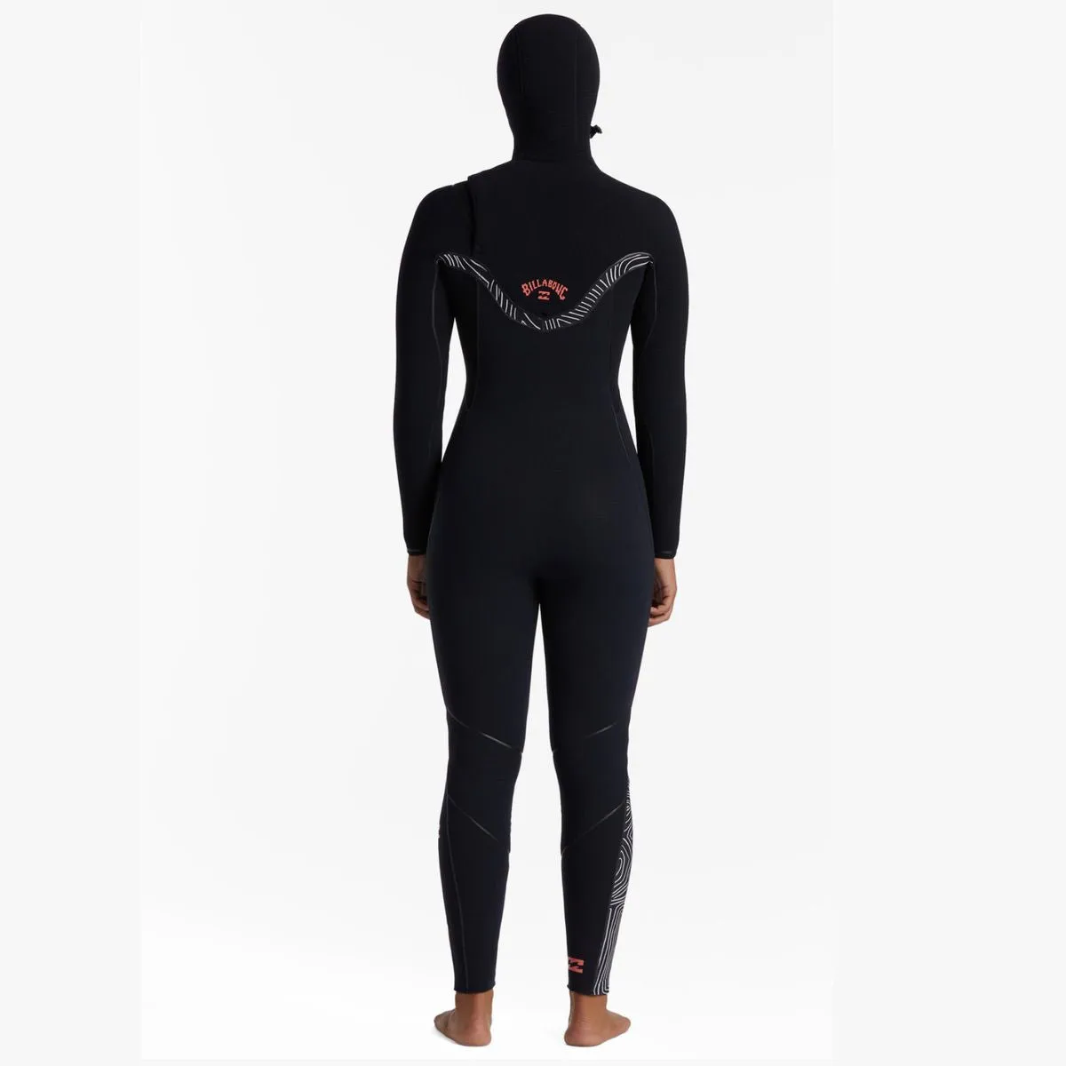 6/5 Women's Billabong Furnace Chest Zip Hooded Wetsuit