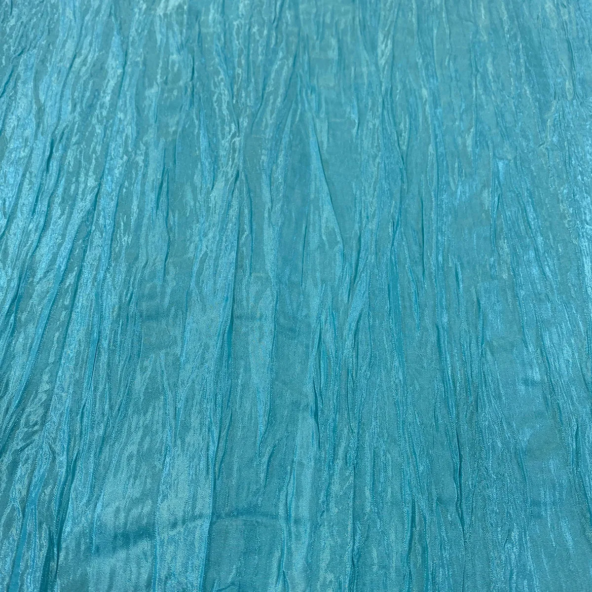 Accordion Taffeta Wholesale Fabric in Turquoise 14