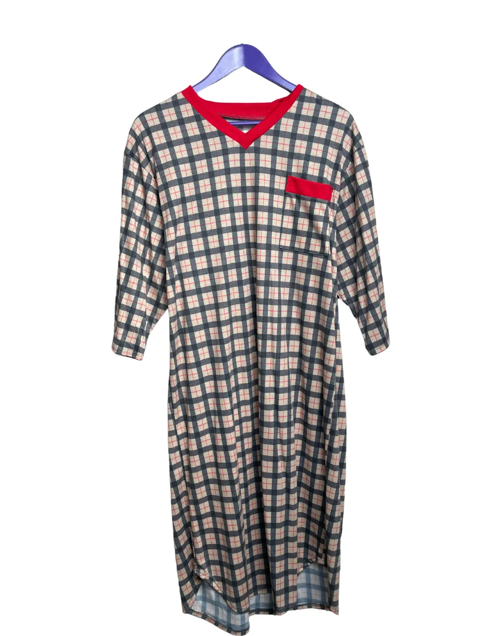 Adaptive Knit V-Neck Nightshirt - Set of 3