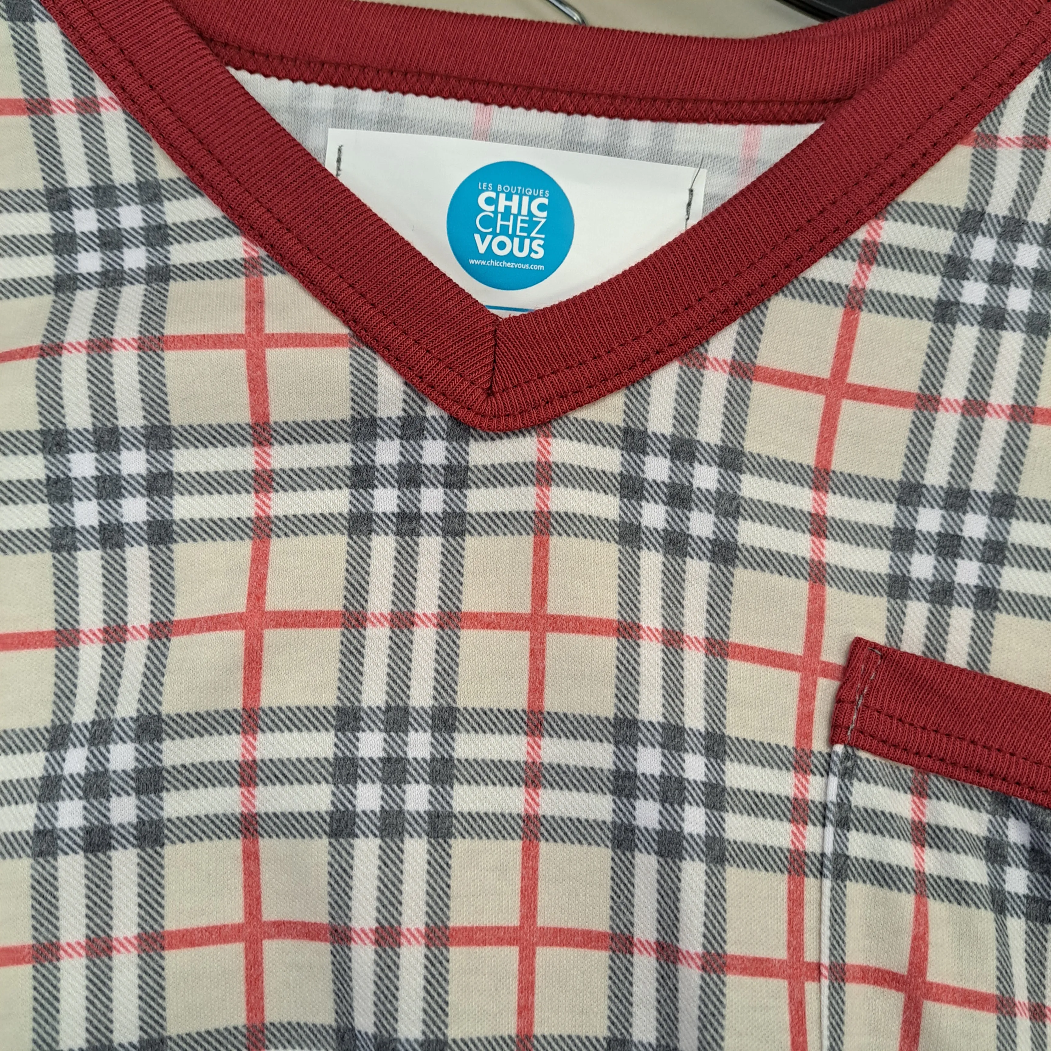 Adaptive Knit V-Neck Nightshirt - Set of 3