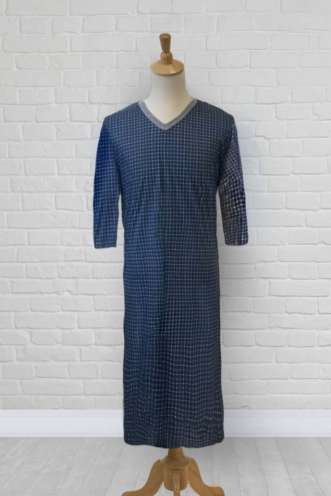 Adaptive Knit V-Neck Nightshirt - Set of 3