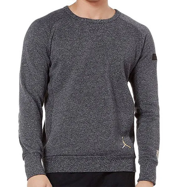 Air Jordan CNY Chinese New Year Icon Fleece Crew 'Black Grey' Sweatshirt, black
