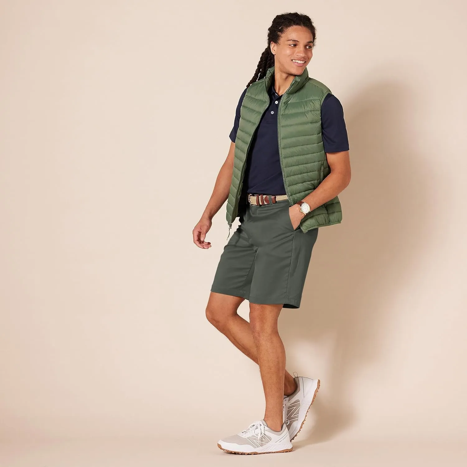 Amazon Essentials Men's Classic-Fit Stretch Golf Short (Available in Big & Tall)