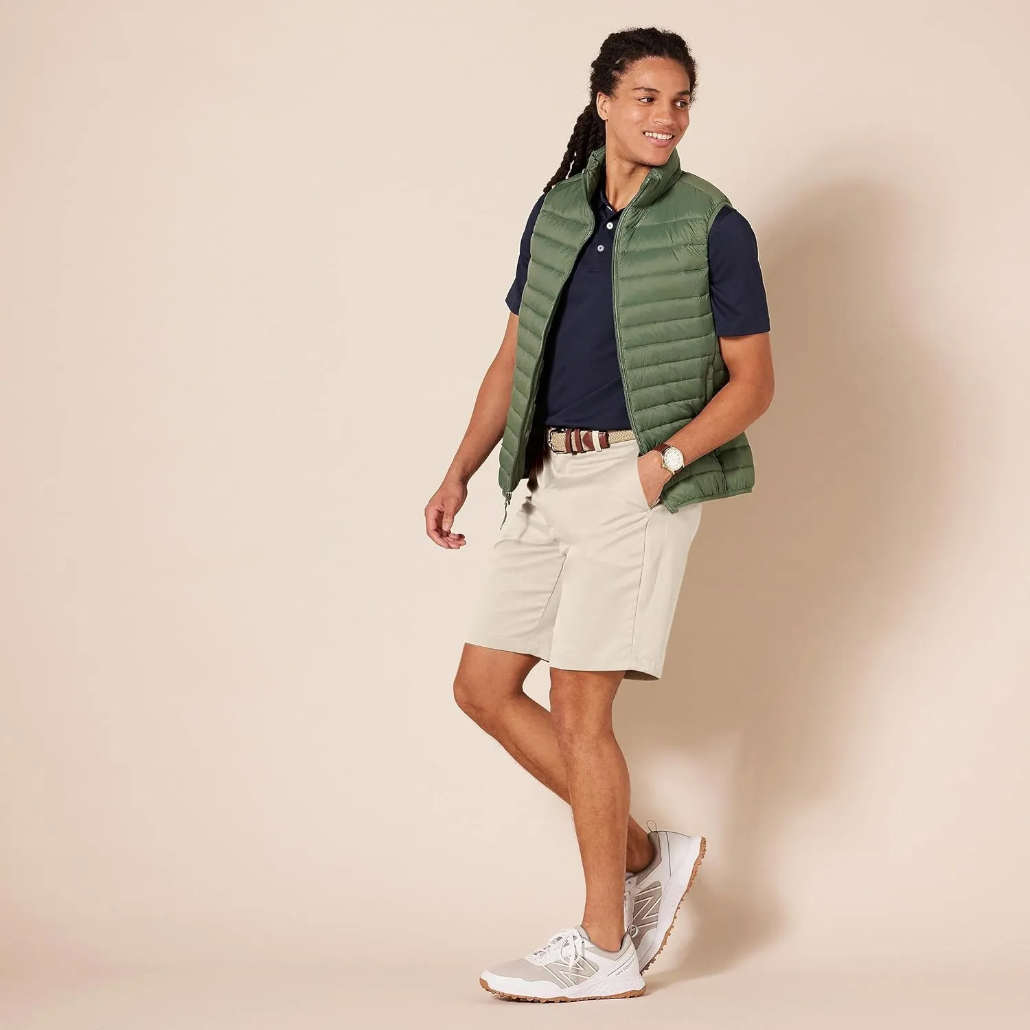 Amazon Essentials Men's Classic-Fit Stretch Golf Short (Available in Big & Tall)