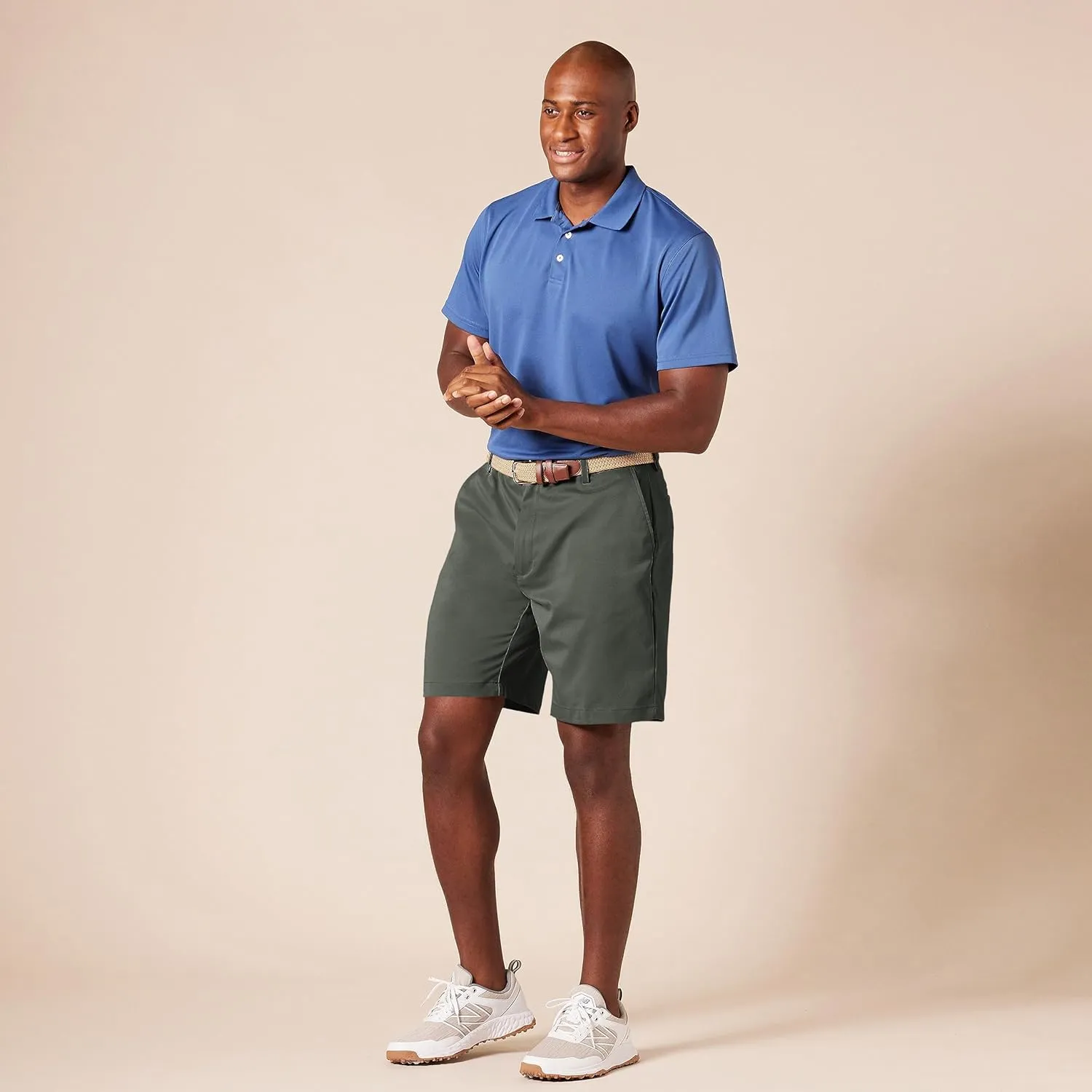 Amazon Essentials Men's Classic-Fit Stretch Golf Short (Available in Big & Tall)