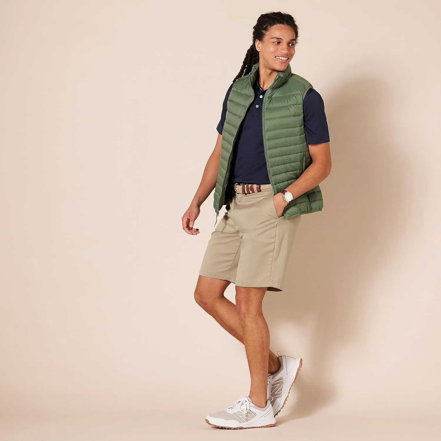 Amazon Essentials Men's Classic-Fit Stretch Golf Short (Available in Big & Tall)