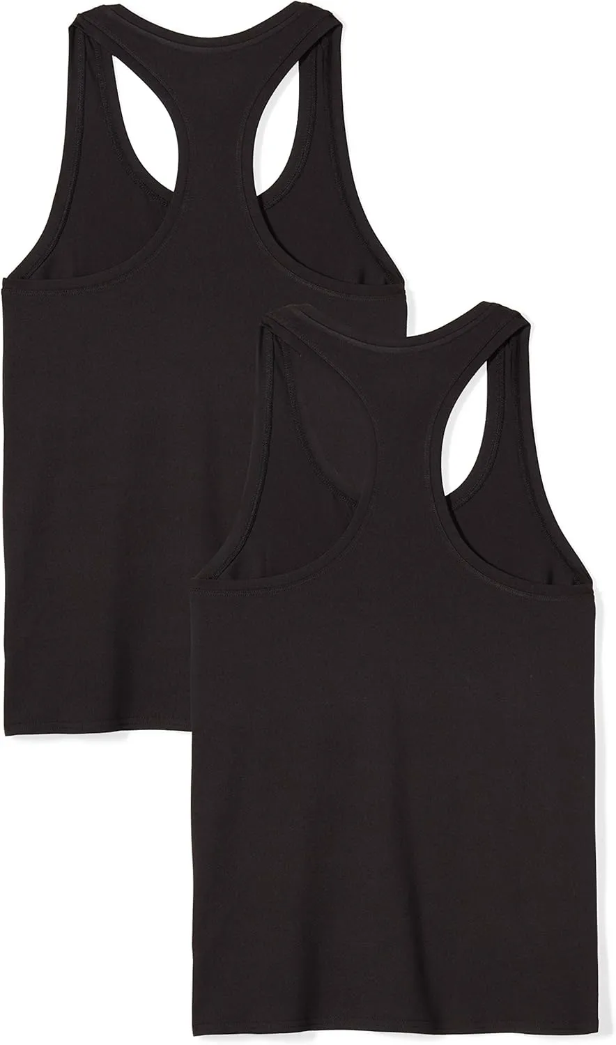 Amazon Essentials Women's Active Quick Dry Tech Stretch Racerback Tank Top (Available in Plus Size), Multipacks