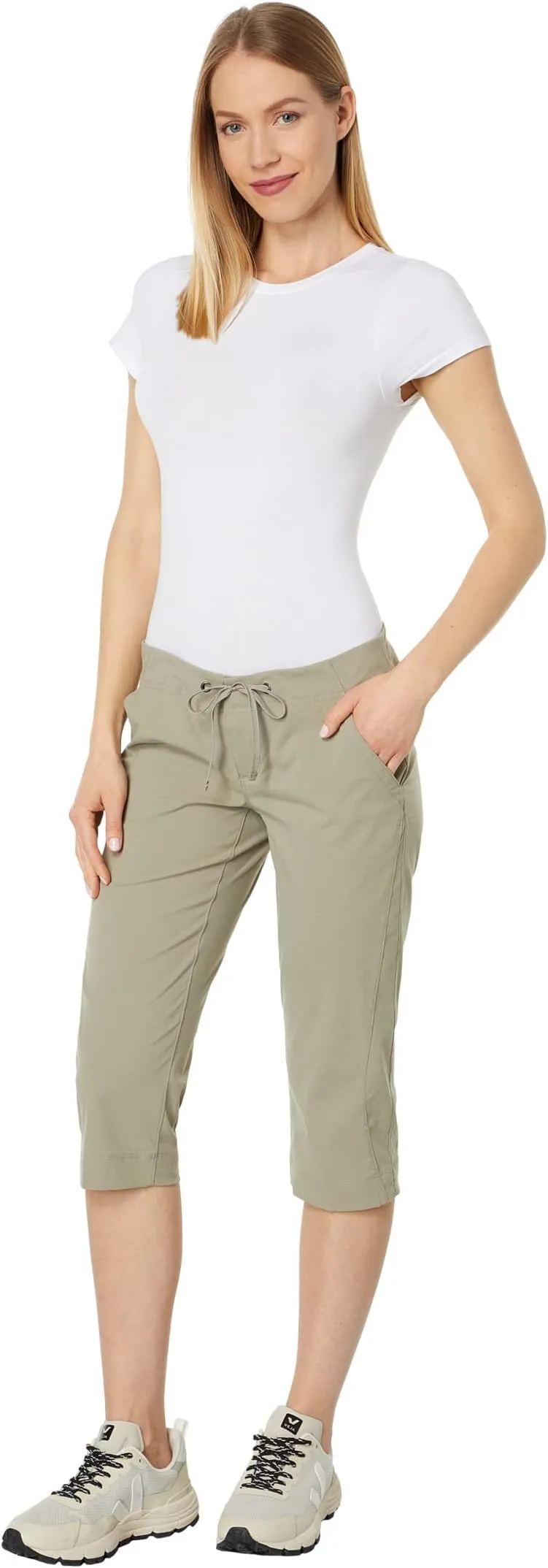 Anytime Outdoor Capri Columbia Pants, Tusk