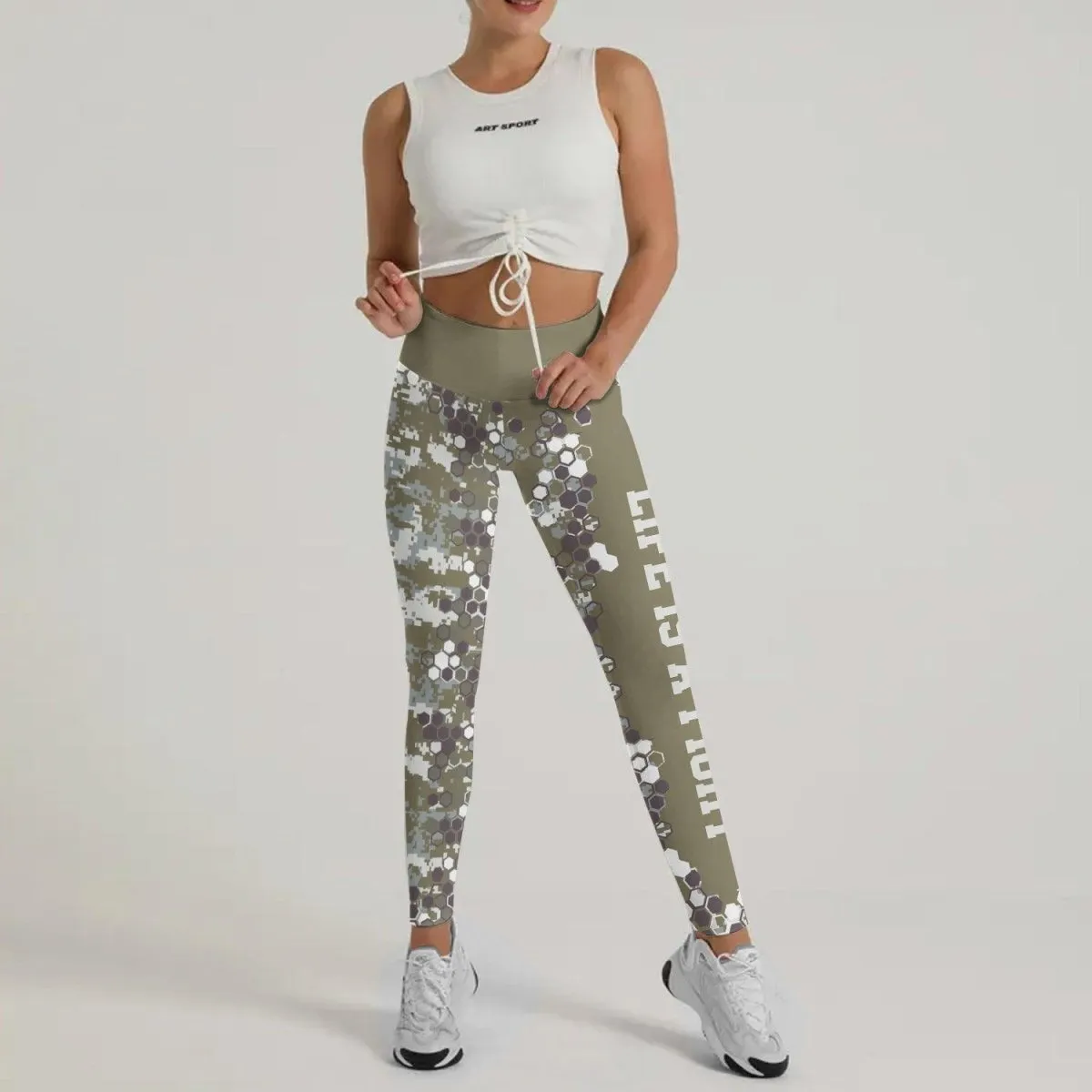 Army Camo Fight Leggings