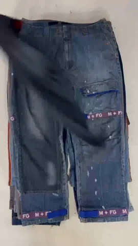 Branded Y2k 38   Size Baggy Hip Hop Jeans & Jorts 20 Pcs (A58)