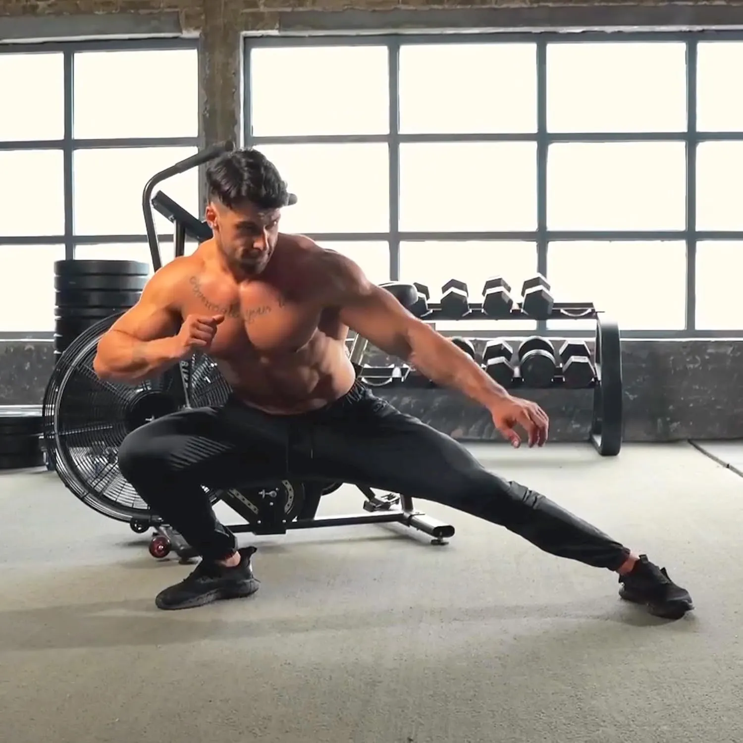 BROKIG Mens Hidzip Gym Joggers Pants Lightweight Tapered Athletic Workout Sweatpants Men with Zipper Pocket Jogging Sport