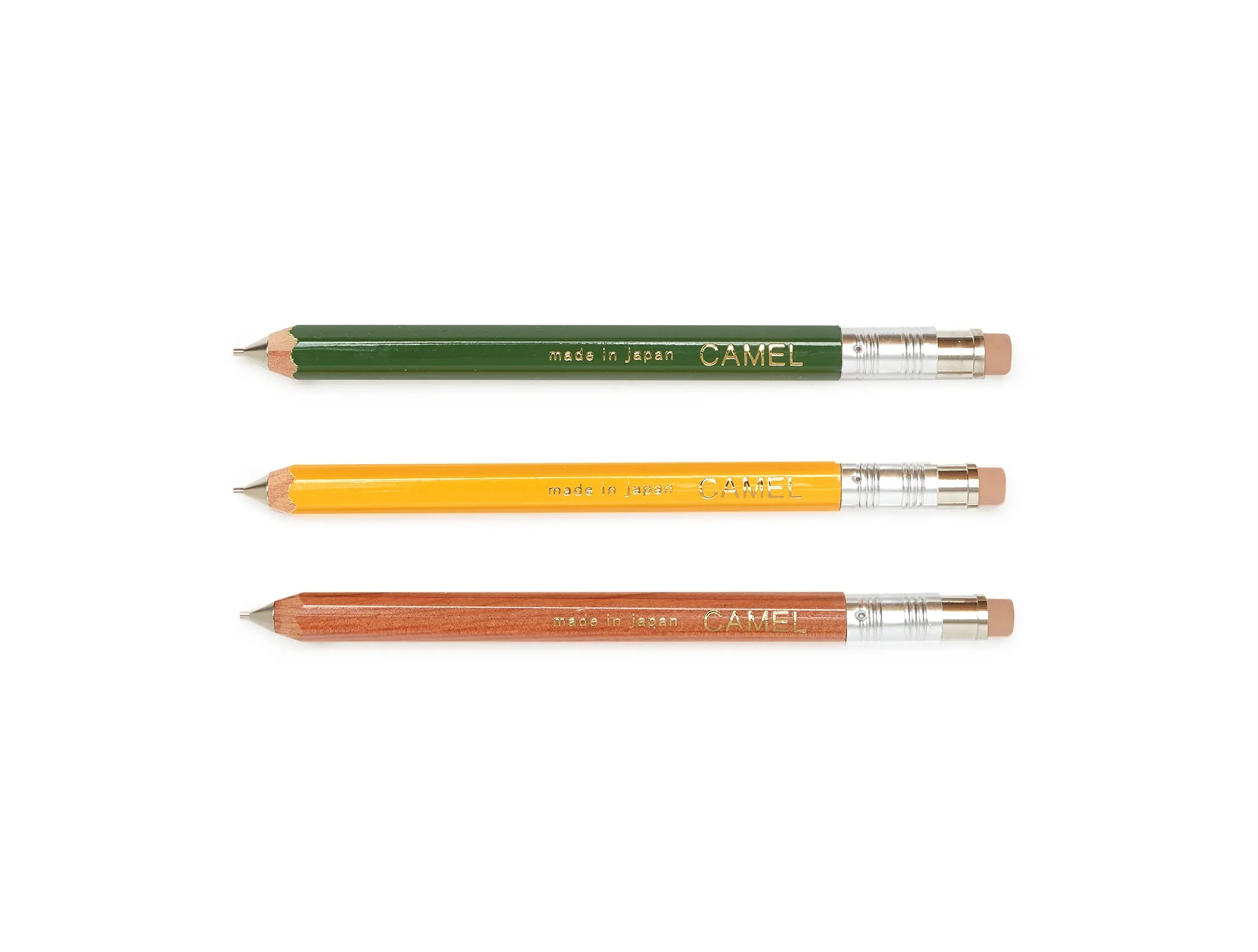Camel Wooden .5mm Mechanical Pencil - GREEN