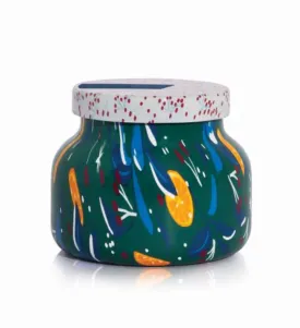 Capri BLUE Holiday Pattern Play Jar-Volcano-19 oz