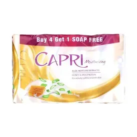 CAPRI HONEY & MILK PROTEIN SOAP 5IN1 BUNDLE