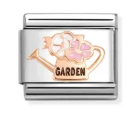 Classic Rose Gold Garden Charm