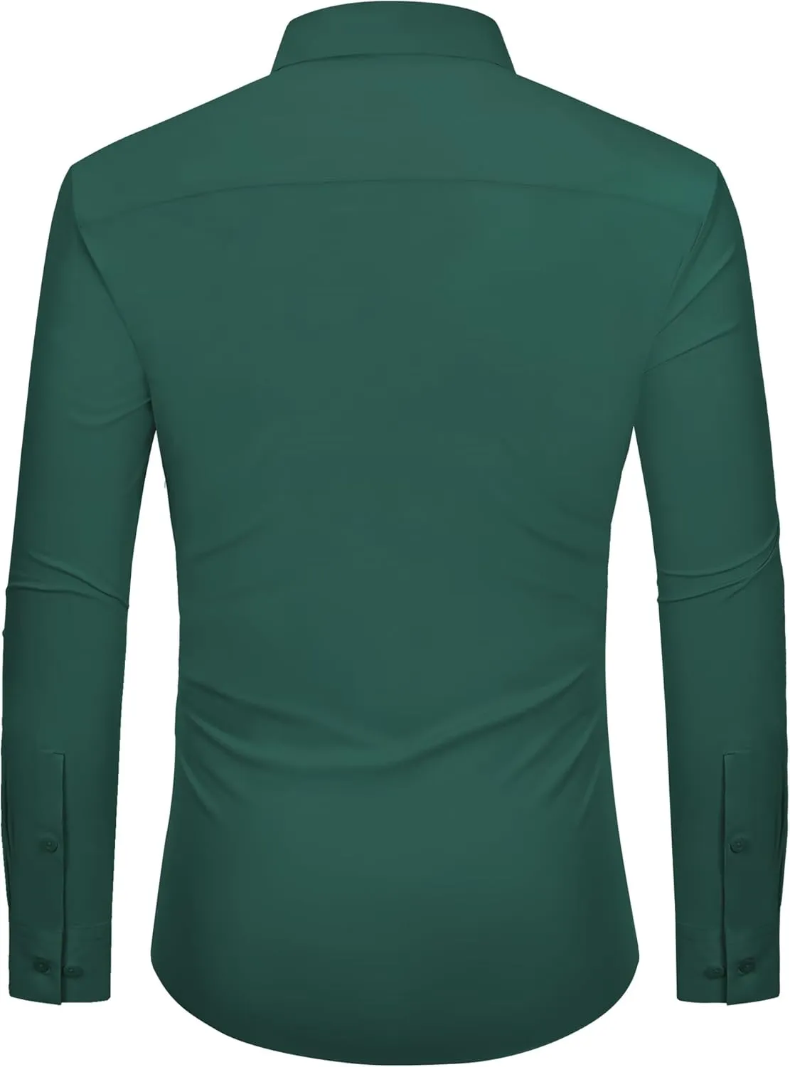 DEMEANOR Stretch Mens Dress Shirts Long Sleeve Slim Fit Dress Shirts for Men Button Down Dress Shirts Wrinkle Free