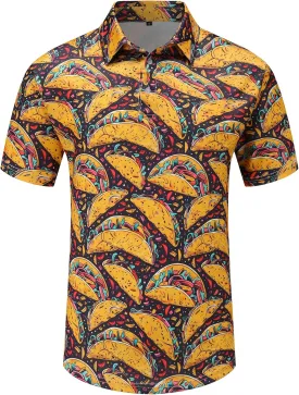 Funny Men's Golf Polo Shirts Mens Novelty Short Sleeve Polo Shirts Moisture Wicking Quick Dry Golf Shirts