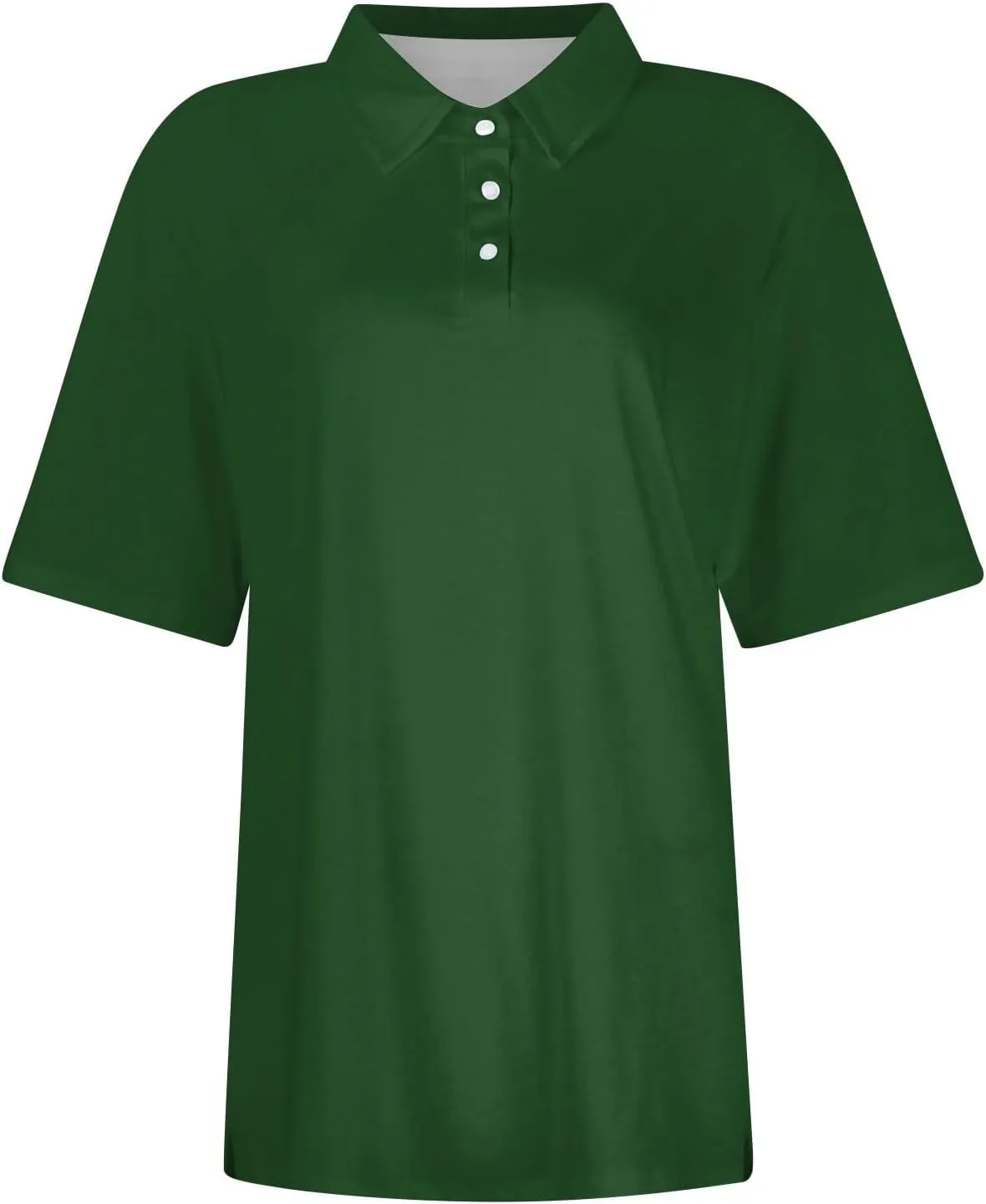 Golf Polo Shirts for Women 2025 Summer Quick Dry Short Sleeve Button Down Shirt Dressy Casual Lightweight Work Tops