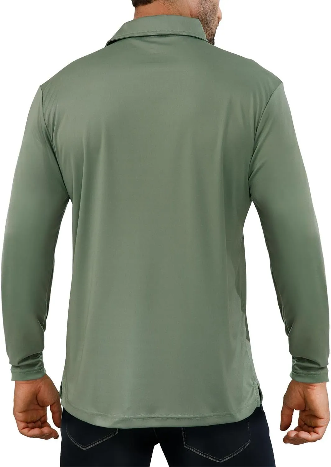 Golf Shirts for Men - Short Sleeve Performance Solid Moisture Wicking Polo Shirt