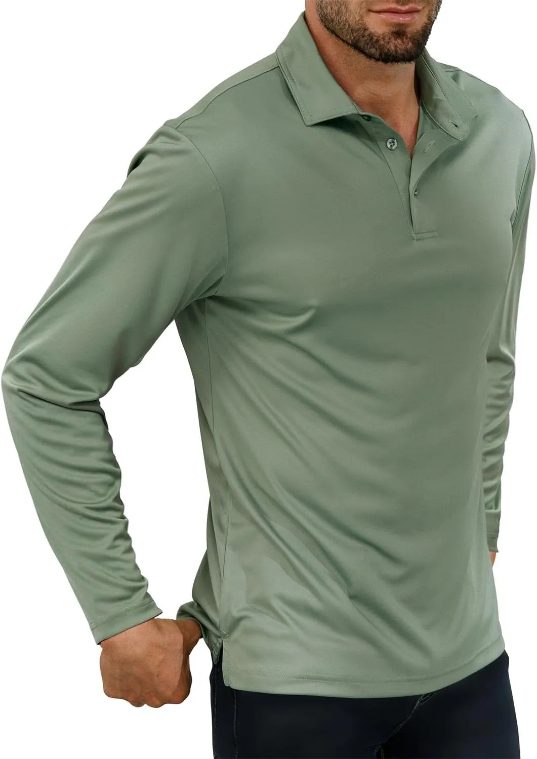 Golf Shirts for Men - Short Sleeve Performance Solid Moisture Wicking Polo Shirt