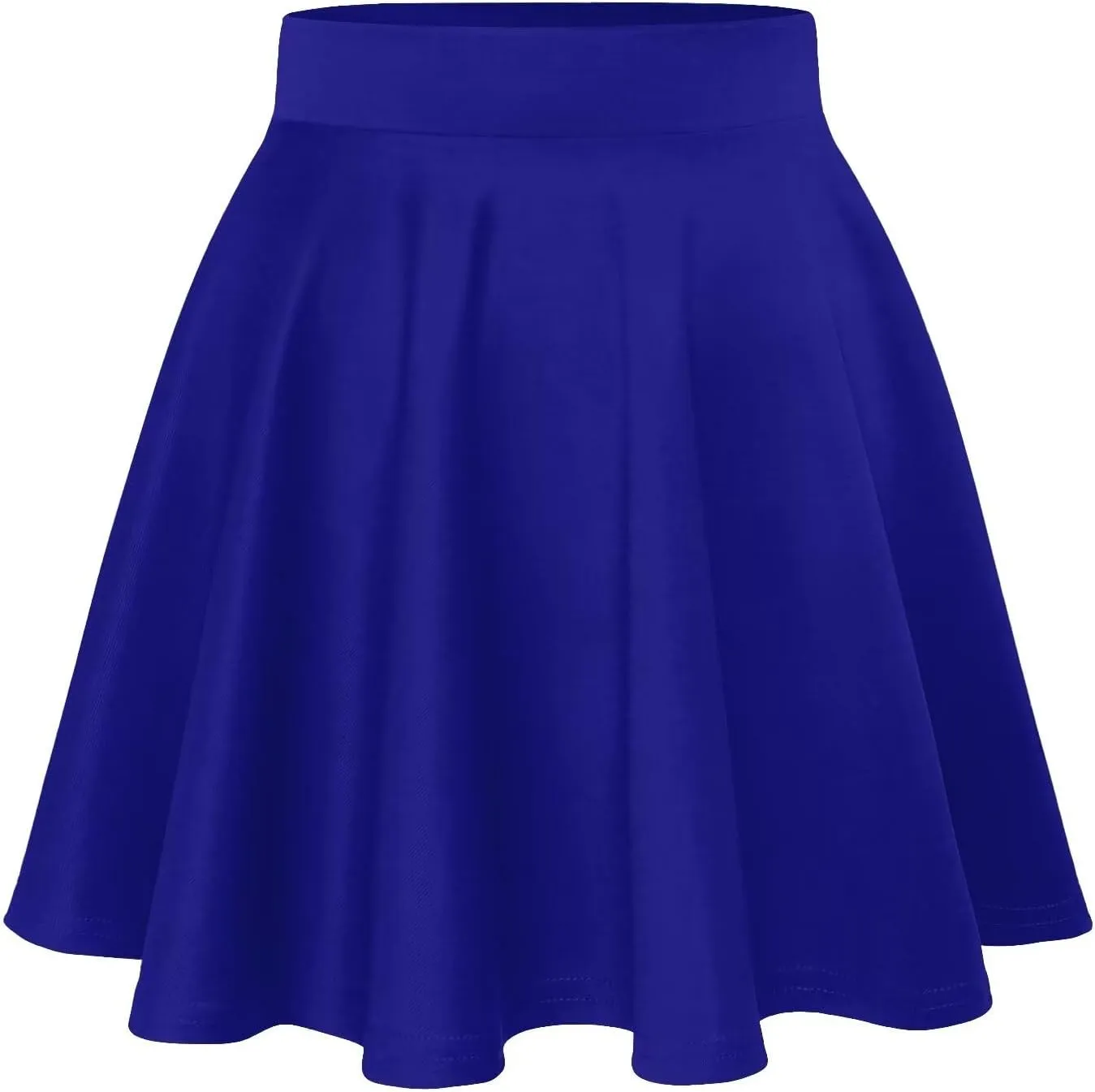 Hybrid & Company Women Basic Versatile Skirts Stretchy Flared Mini Skater Skirt