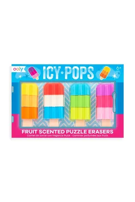 Icy Pops Scented Erasers Set