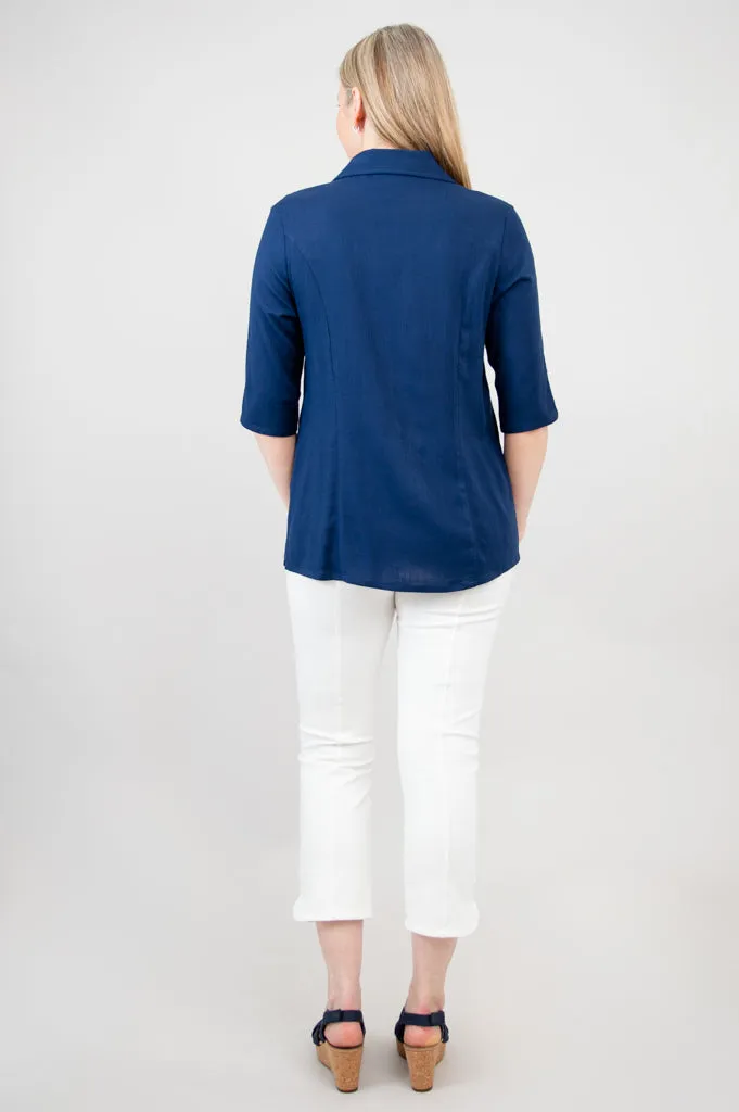 Lorine Blouse - Indigo