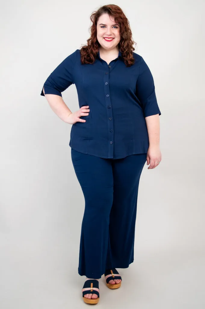 Lorine Blouse - Indigo