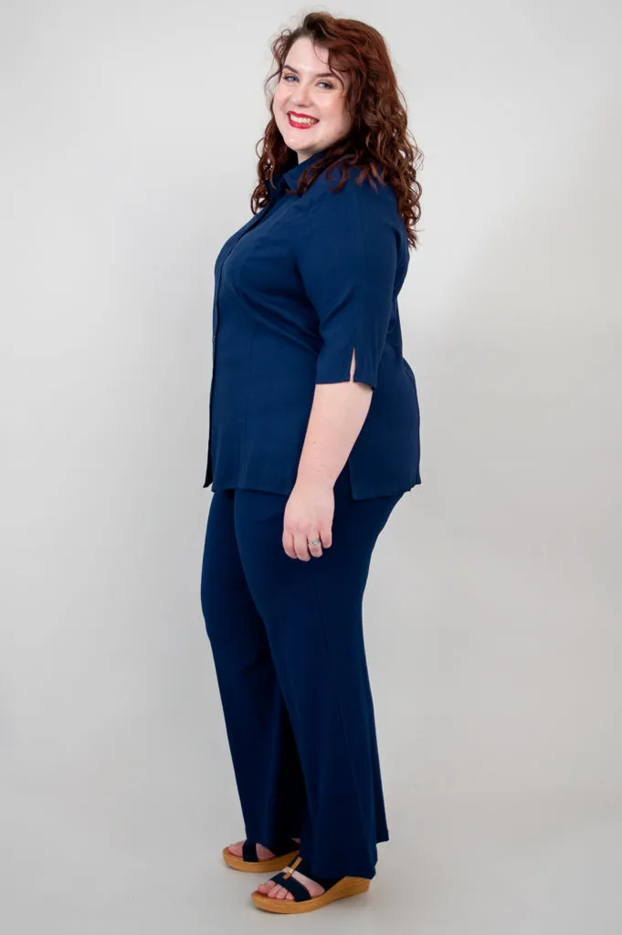 Lorine Blouse - Indigo