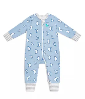 Love To Dream Enclosed Foot Romper Light Blue - Eclipse