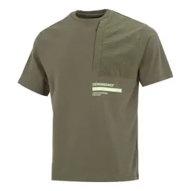 Men's Air Jordan 23 Engineered Athleisure Casual Sports Military T-Shirt 'Green', Green