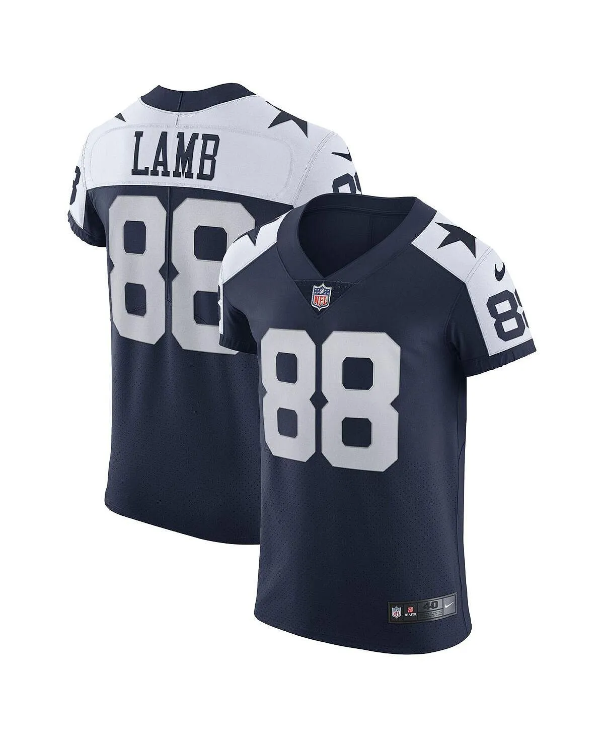 Men's T-shirt ceedee lamb navy dallas cowboys alternate vapor elite Nike, blue