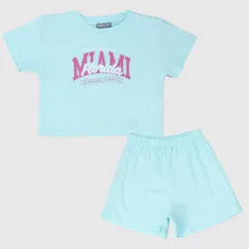 Miami Short-Sleeved Pajama