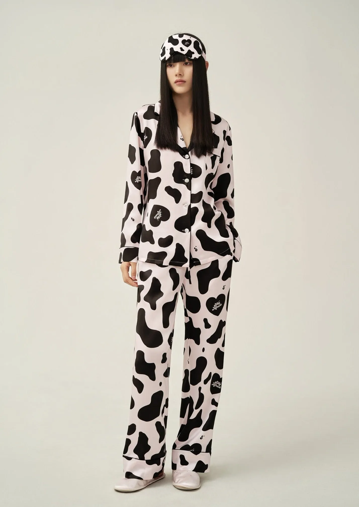MooMoo Print Pyjama Set