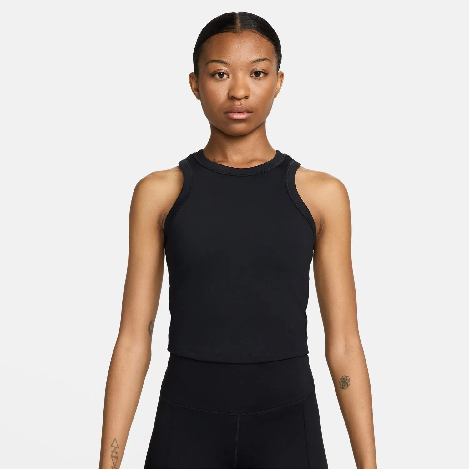 One Fitted Cropped Tank - Womens
