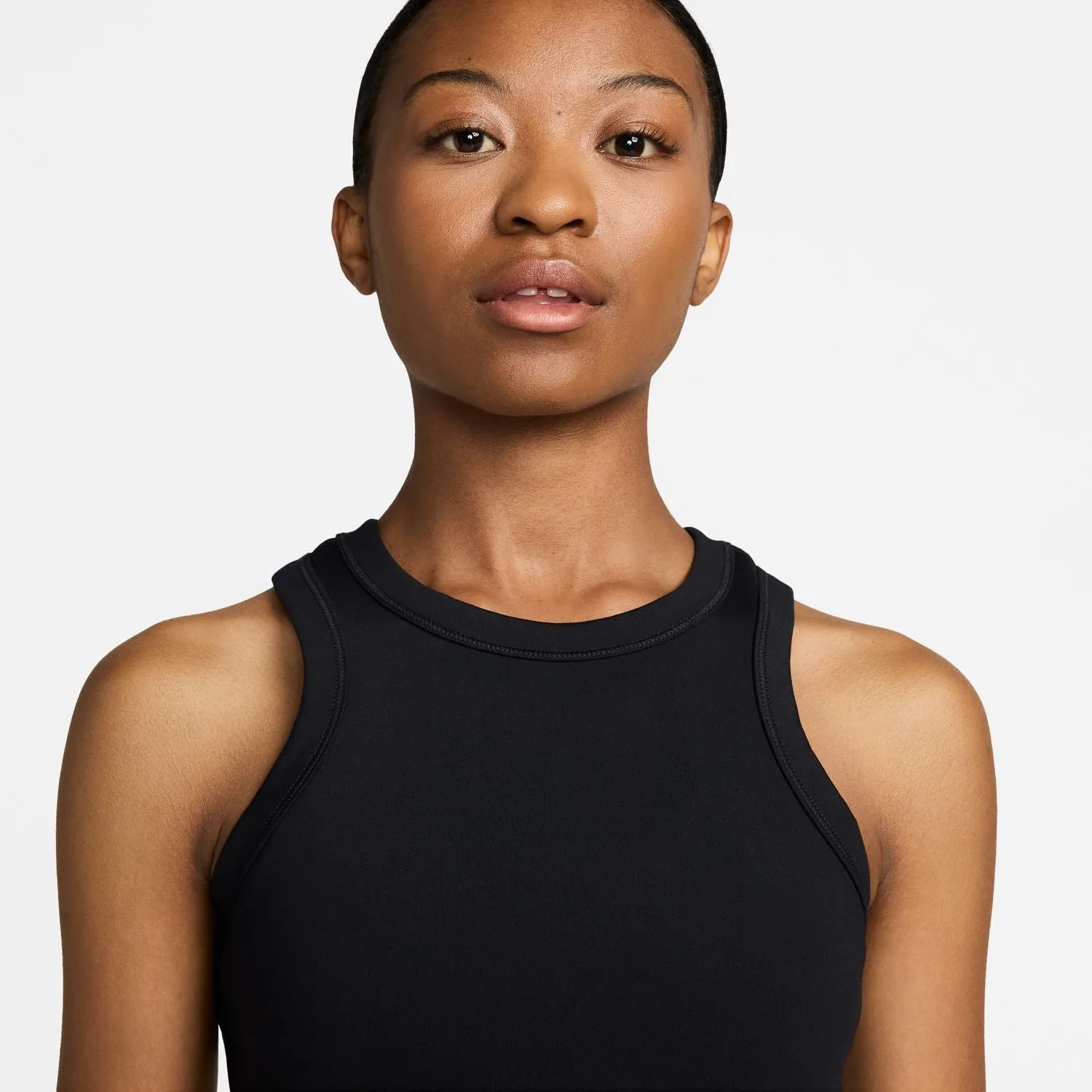 One Fitted Cropped Tank - Womens