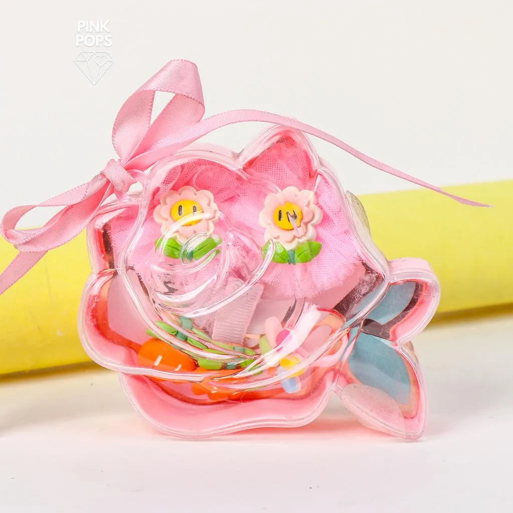 Pink Flower Accessories Box