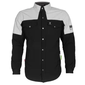 SALE SoftShell Reflective "Alloy Ecplise" Winter Jacket for Men - Black and Silver with Pads