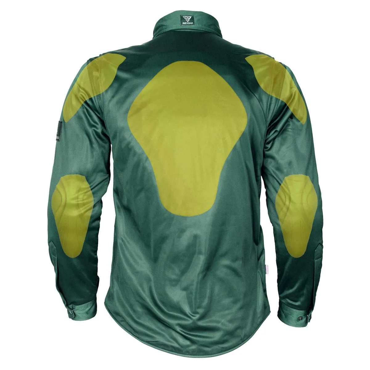 SALE Ultra Protective Shirt - Green Solid with Pads