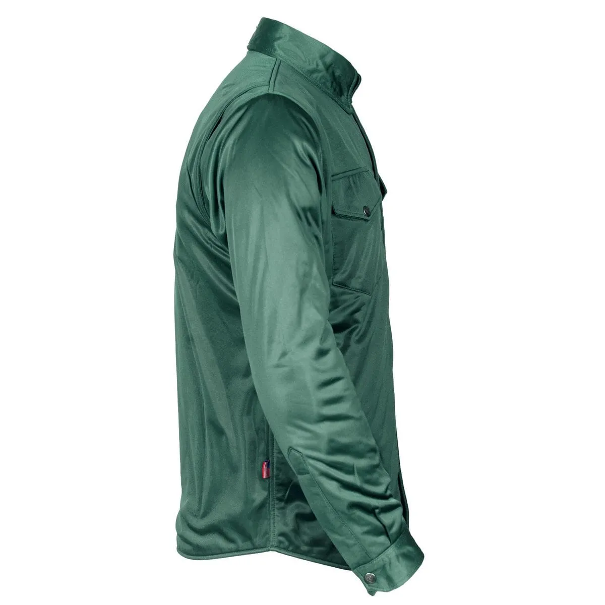 SALE Ultra Protective Shirt - Green Solid with Pads