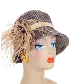 Samantha Hat Style - Interconnected in Java Upholstery (One Medium Left!)