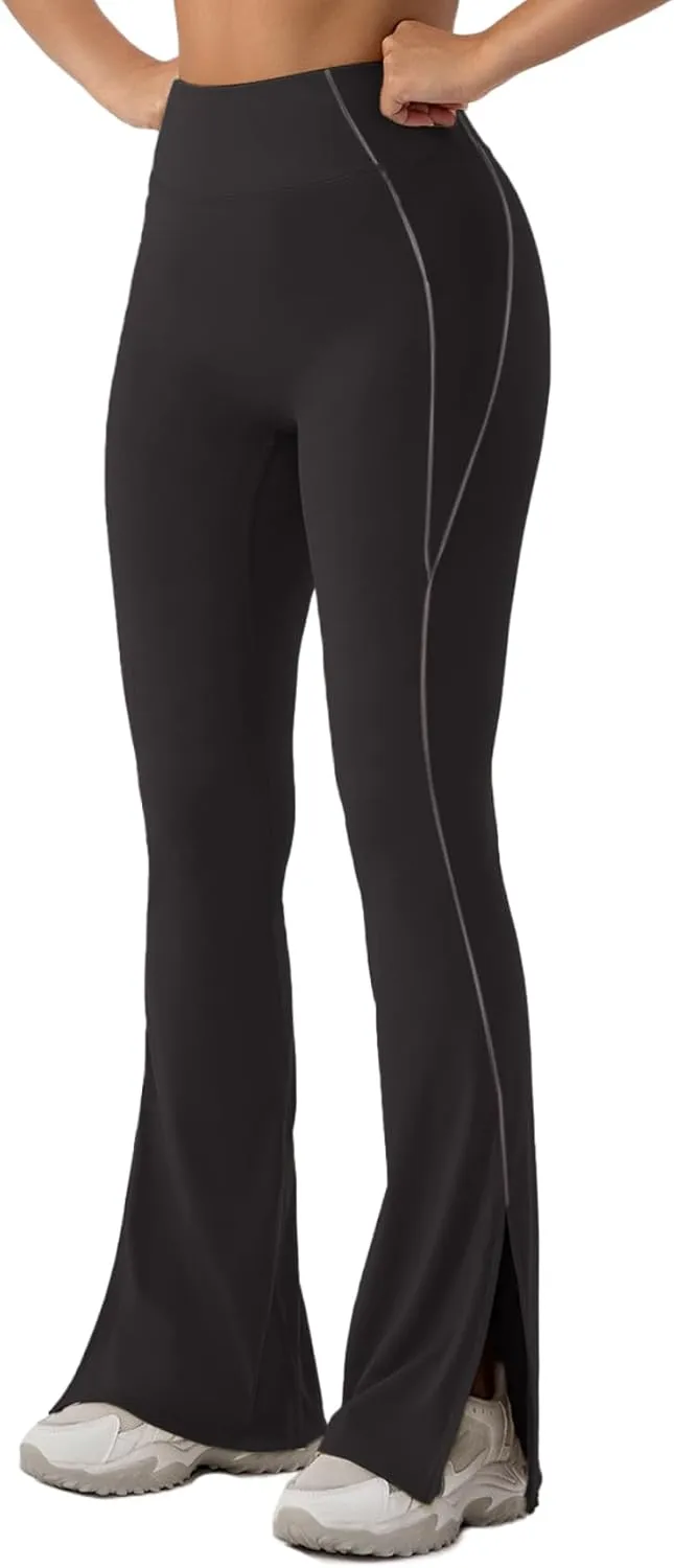 SEASUM Flare Leggings for Women High Waisted Flared Leggings Women Bootcut Casual Workout Yoga Pants