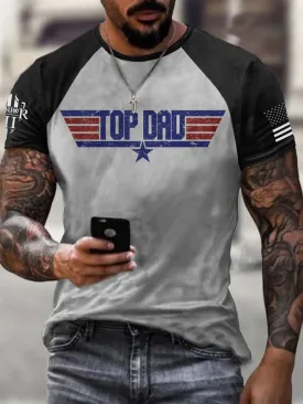 Splicing Top Dad Tee