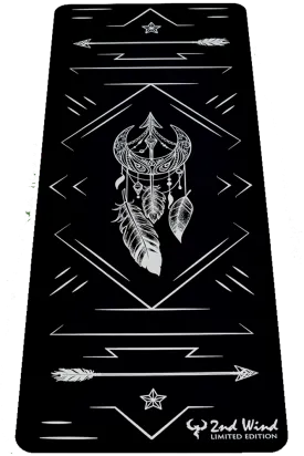 Sticky Yoga Mat- White Black BOHO
