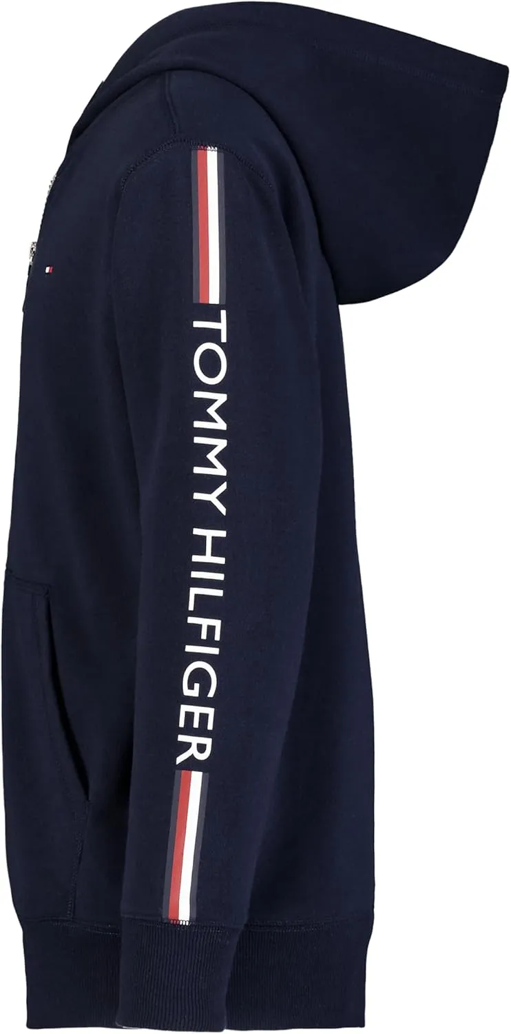 Tommy Hilfiger Boys' Long Sleeve Fleece Full Zip Hoodie