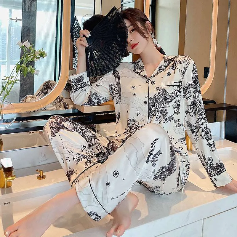 Unisex Casual Soft Couples Pajamas Set