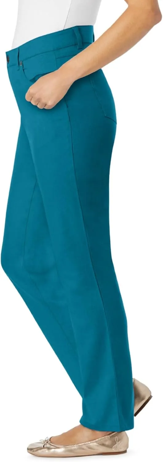 Woman Within Plus Size Straight-Leg Stretch Denim Jean